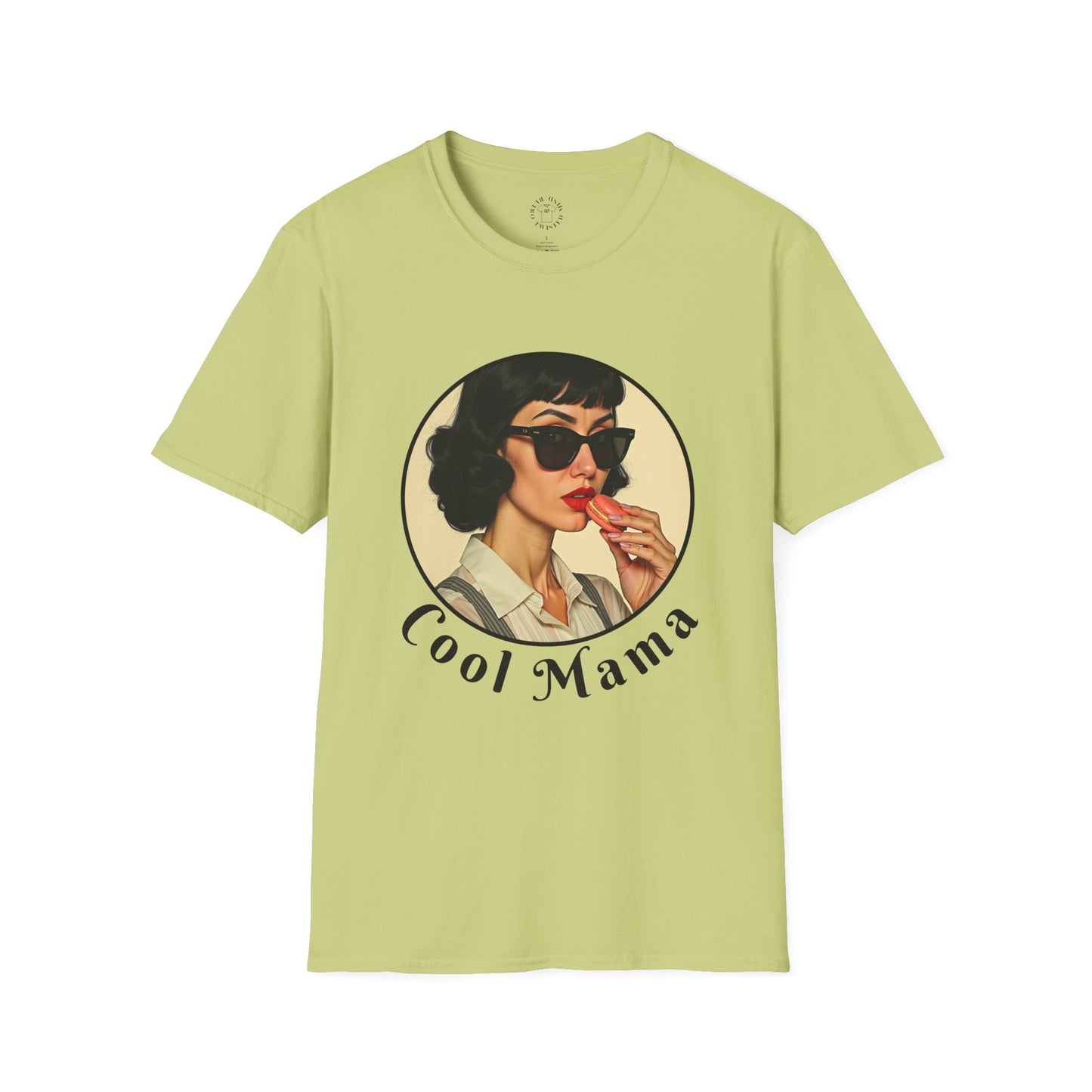 Cool Mama Unisex Softstyle T-Shirt - Retro Vintage Vibe,mom