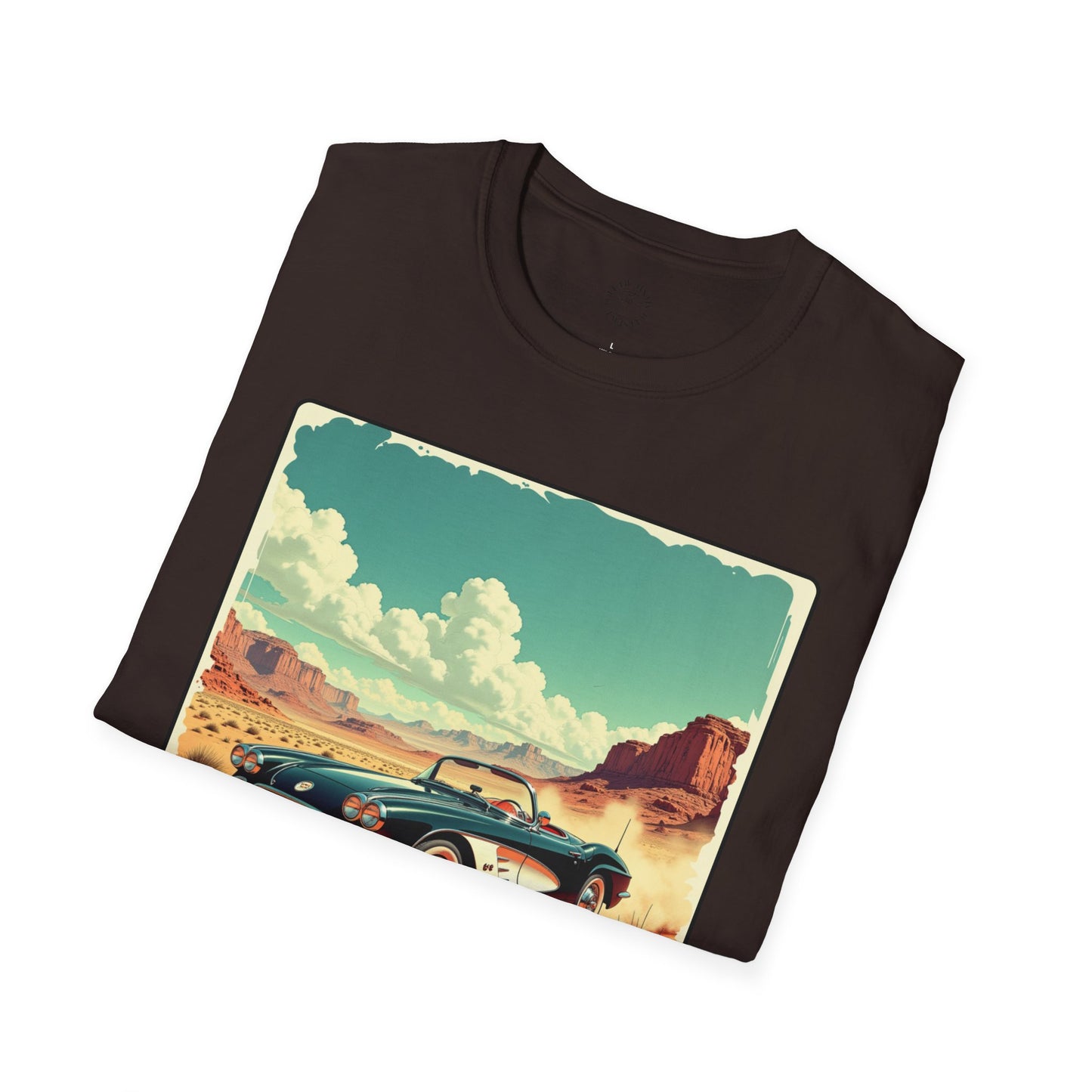 Vintage Car Graphic Unisex Softstyle T-Shirt - Perfect for Road Trip Lovers ,sport,car