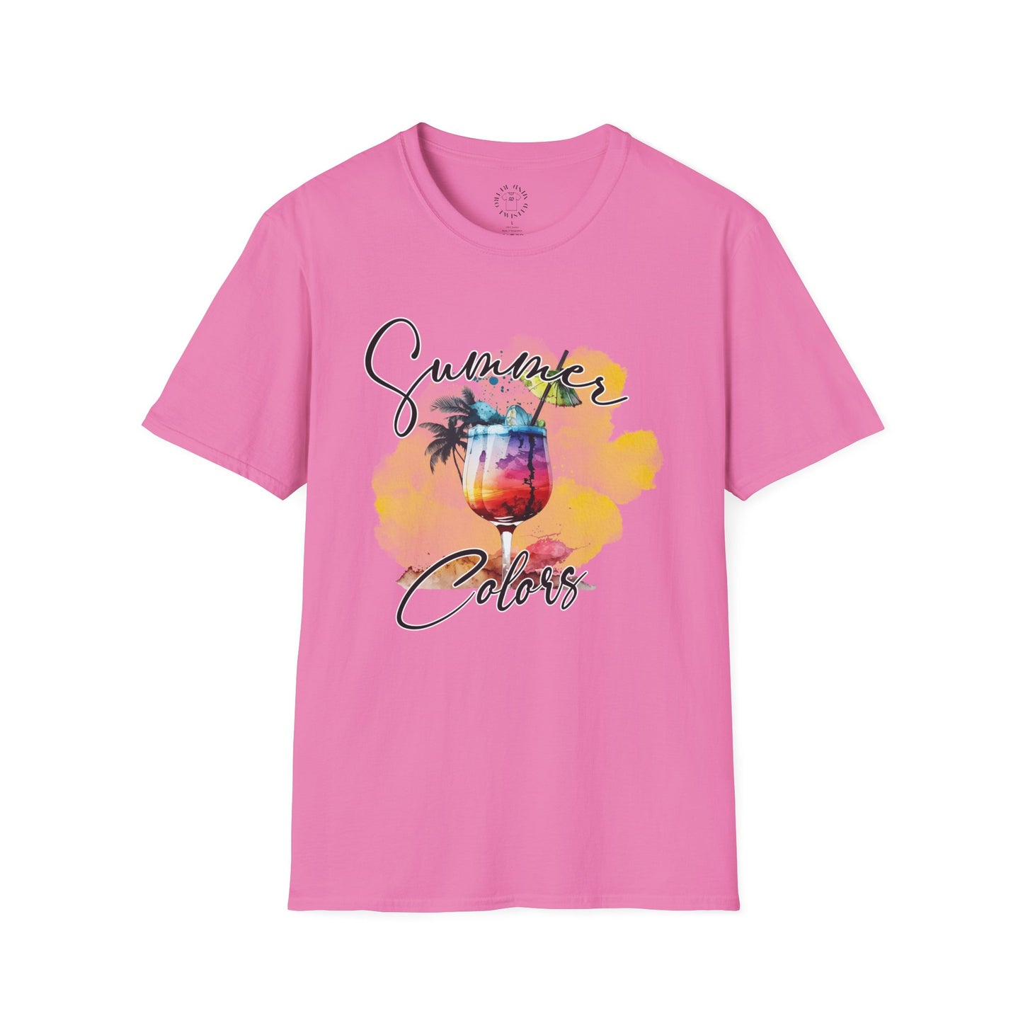 Summer Colors T-Shirt, Unisex Tee for Beach Days, Vacation Style, Summer Outing, Travel Shirt, Gift for Him/Her