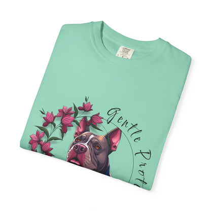 Gentle Protector Dog T-Shirt, Animal Lover Gift, Pet Memorial Tee, Casual Wear, Gift for Dog Owners, Nature T-Shirt