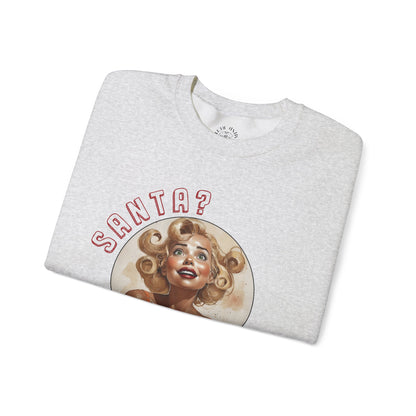 Funny Cookie Lover Sweatshirt - Retro Design - Santa? Christmas