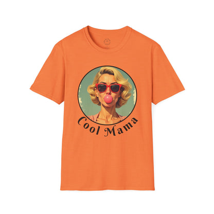 Cool Mama Unisex Softstyle T-Shirt - Trendy Humor Tee for Moms