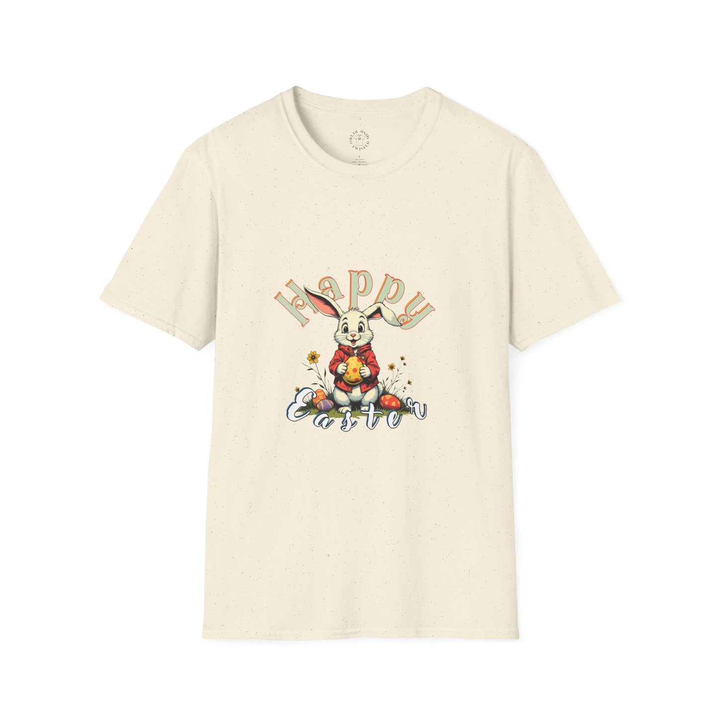 Happy Easter Unisex Softstyle T-shirt - Spring Celebration Tee,easter bunny