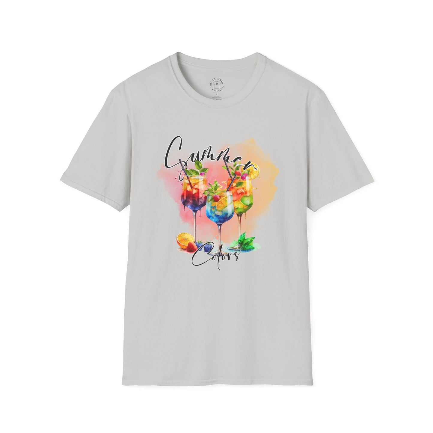 Colorful Floral Summer Unisex T-Shirt, Boho Shirt, Gift for Her, Vacation Tee, Festival Apparel, Summer Outfit