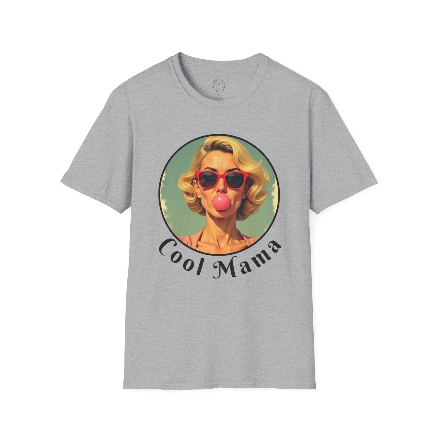 Cool Mama Unisex Softstyle T-Shirt - Trendy Humor Tee for Moms