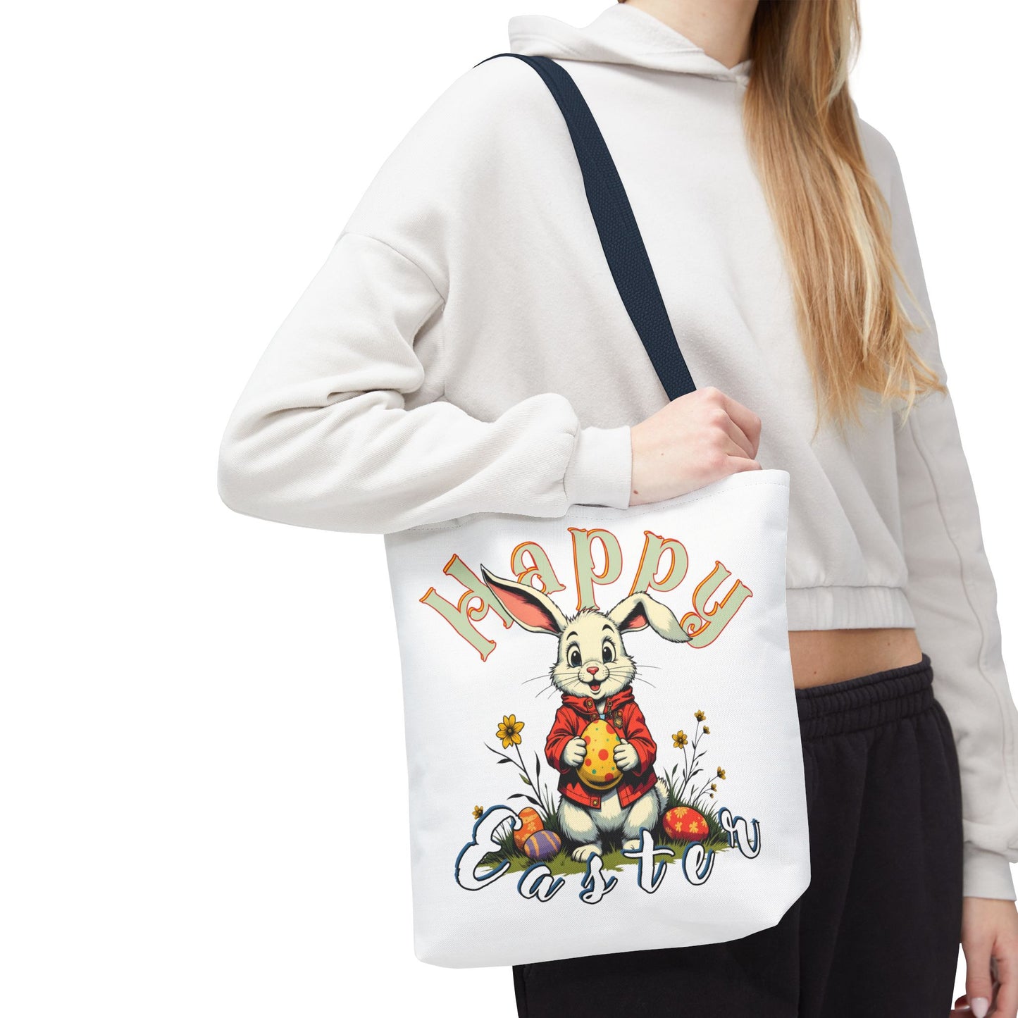 Easter Bunny Tote Bag - Celebrate Spring with Style, happe easter, bunny