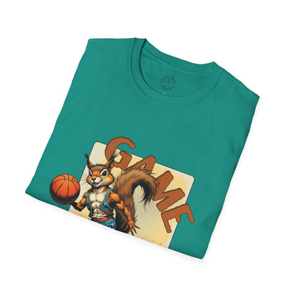 Basketball Squirrel Game Time Unisex T-Shirt,sport,twisted