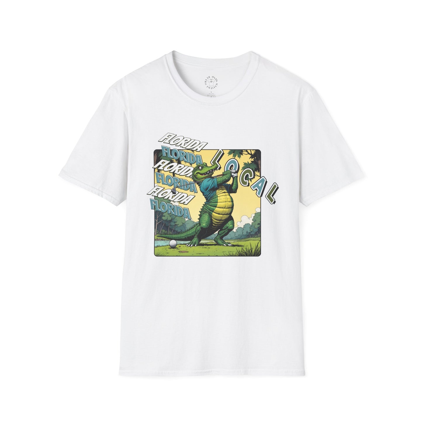 Florida Local Alligator Unisex Softstyle T-Shirt,golf,sport,florida