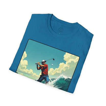 My Game Unisex Softstyle T-Shirt - Retro Golf Graphic Tee, golf, ocean,sport