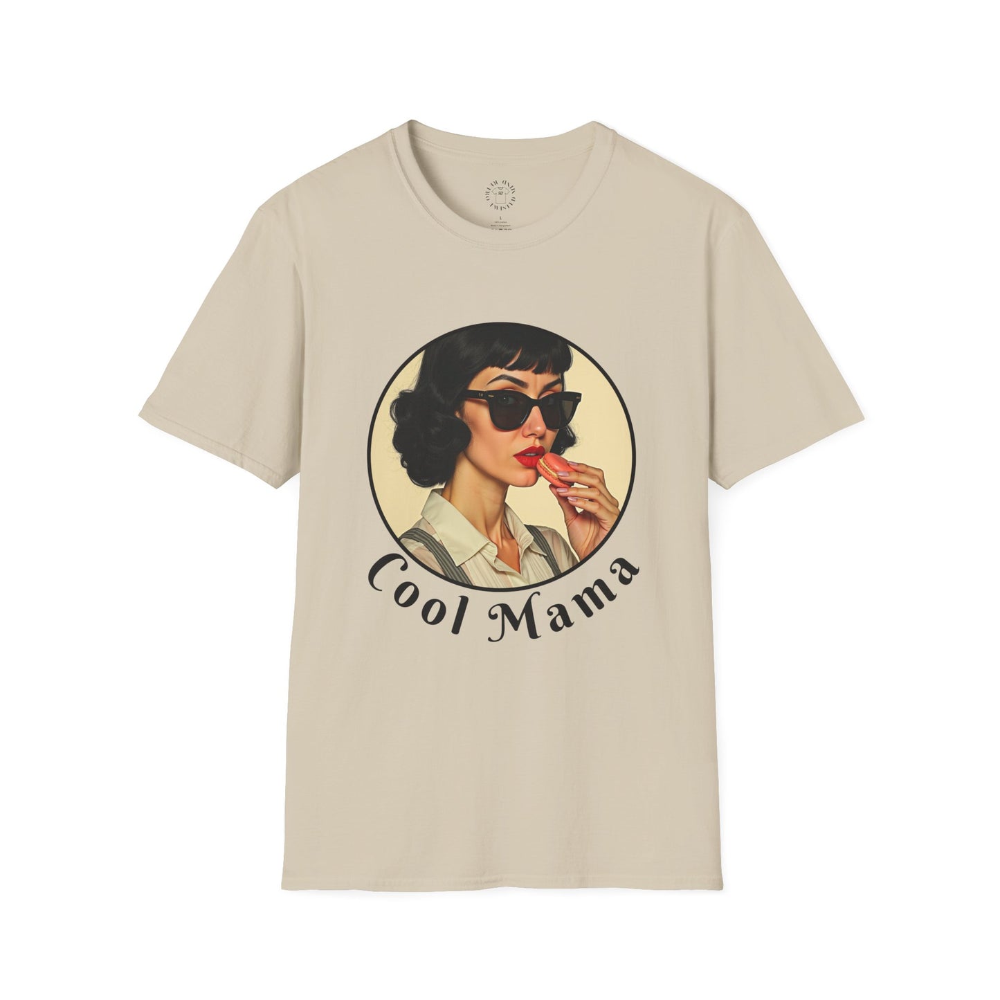 Cool Mama Unisex Softstyle T-Shirt - Retro Vintage Vibe,mom