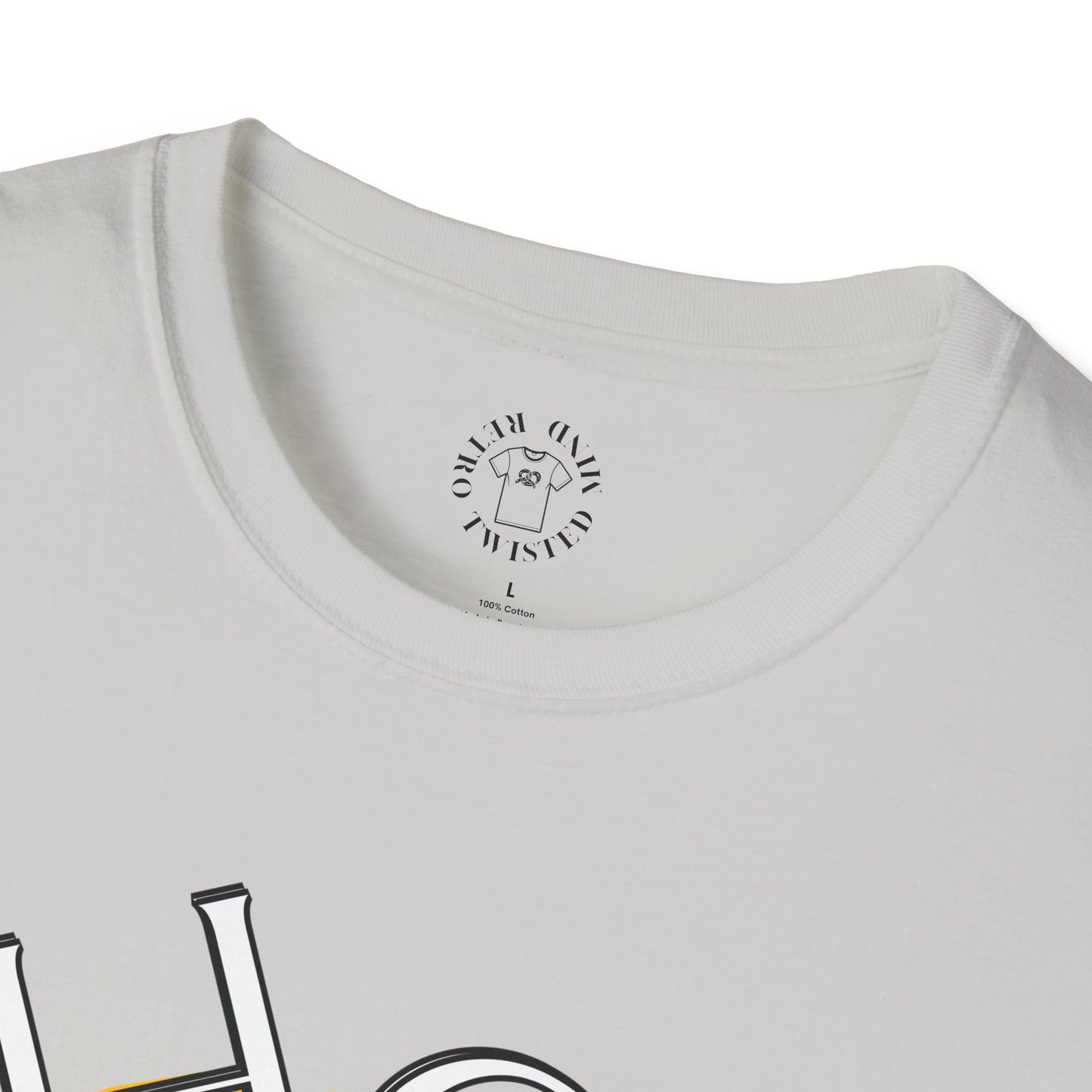 Hello Skull Graphic Unisex Softstyle T-Shirt - Edgy Streetwear Tee,scull