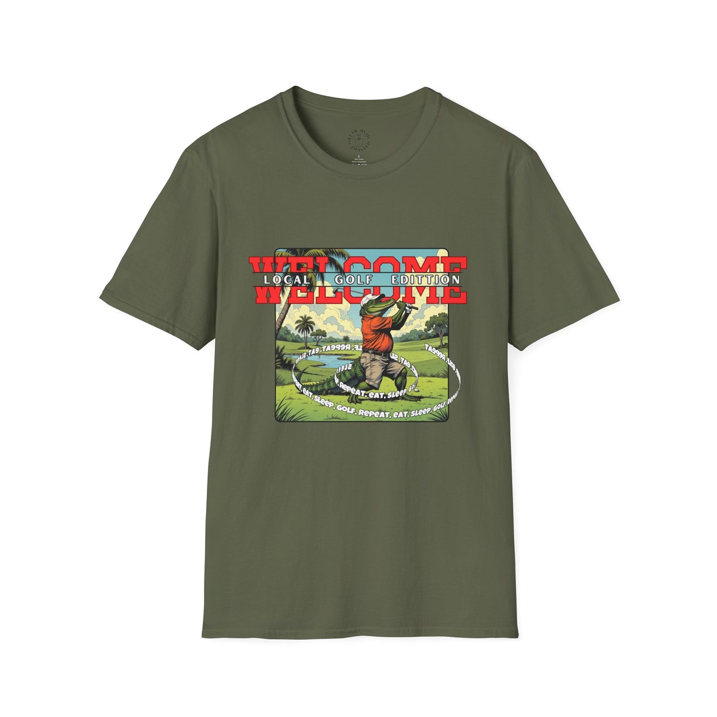 Welcome Local Golf Edition Unisex Softstyle T-Shirt,golf,sport,gator,florida