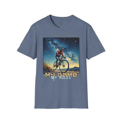 Cycling Adventure Unisex Softstyle T-Shirt - My Game My Rules, cycling ,sport