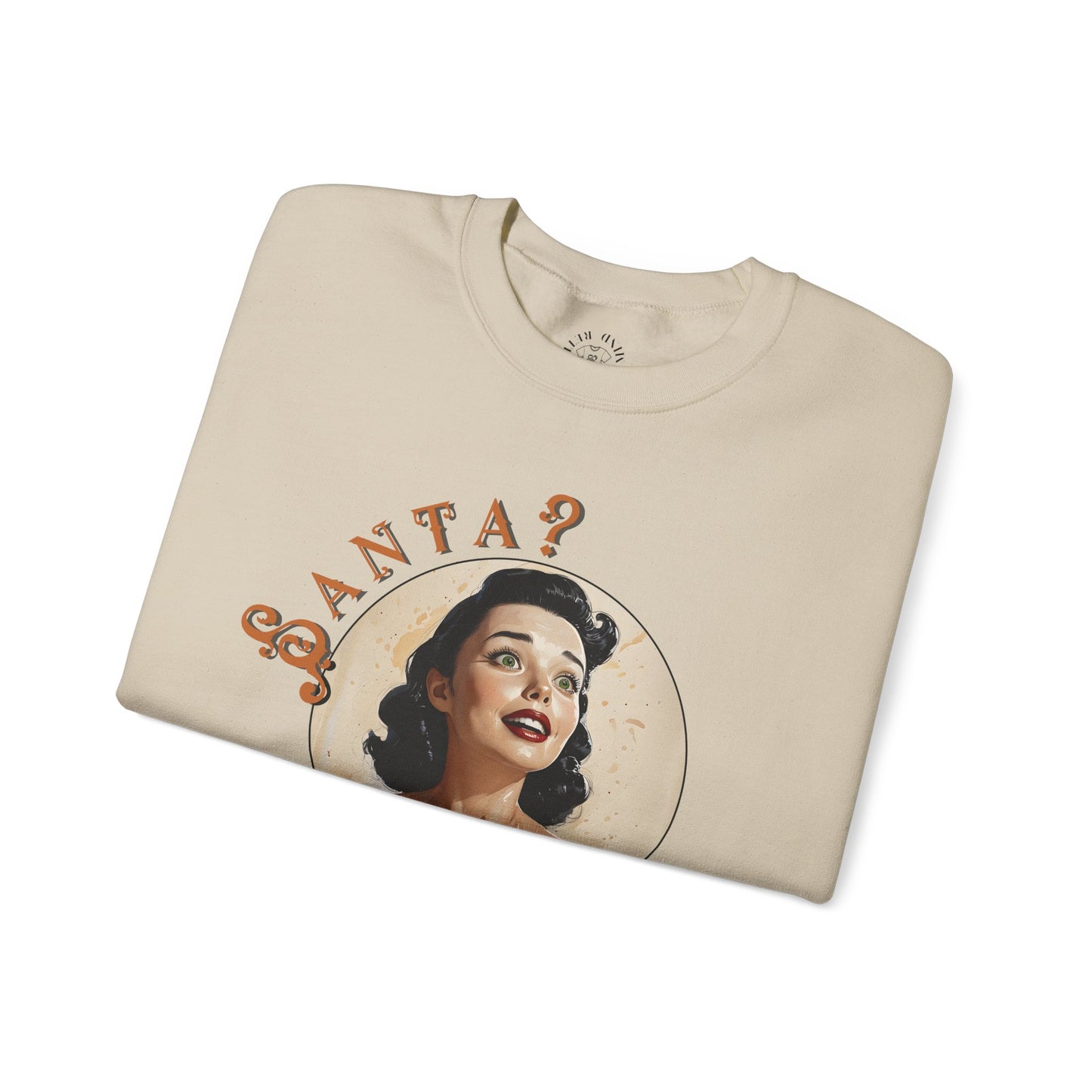 Funny Cookie Lover Sweatshirt - Retro Design - Santa? Christmas