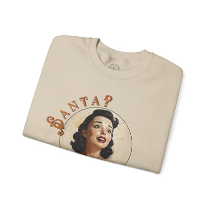 Funny Cookie Lover Sweatshirt - Retro Design - Santa? Christmas