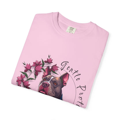 Gentle Protector Dog T-Shirt, Animal Lover Gift, Pet Memorial Tee, Casual Wear, Gift for Dog Owners, Nature T-Shirt