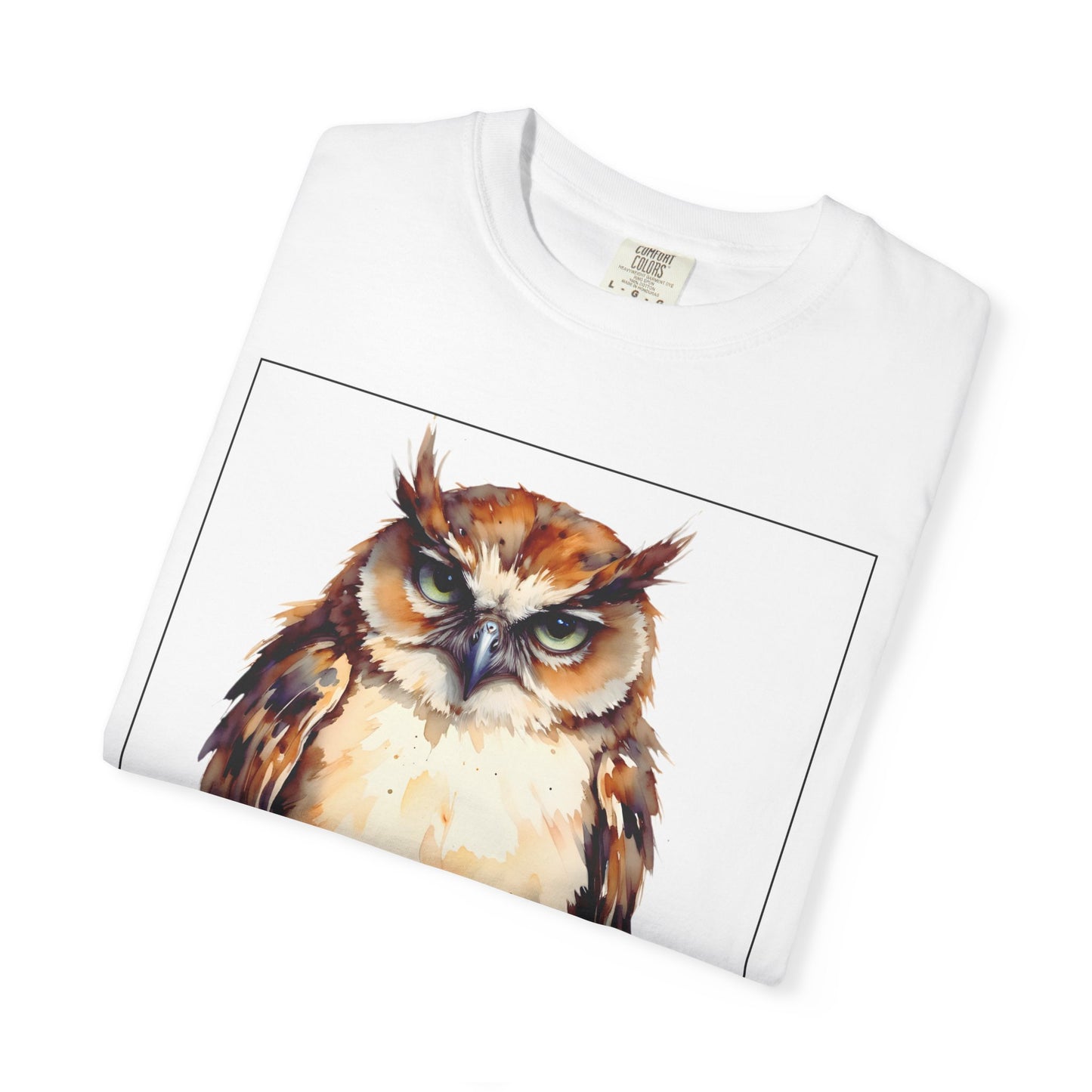 Owl Coffee T‑Shirt — "No Coffee No Mercy" Graphic Tee