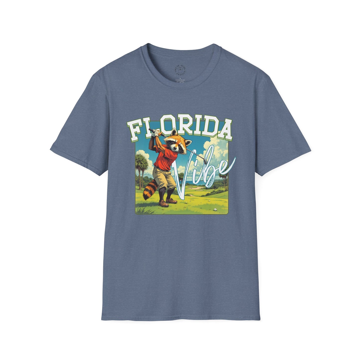 Florida Vibe Unisex Softstyle T-Shirt | Relaxed Fit Graphic Tee for Casual Days, Summer and Travel,florida,sport,golf