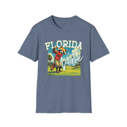 Florida Vibe Unisex Softstyle T-Shirt | Relaxed Fit Graphic Tee for Casual Days, Summer and Travel,florida,sport,golf