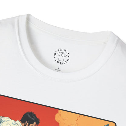 My Game Unisex Softstyle T-Shirt - Retro Shark Design Tee for Adventure Lovers, karate,sport