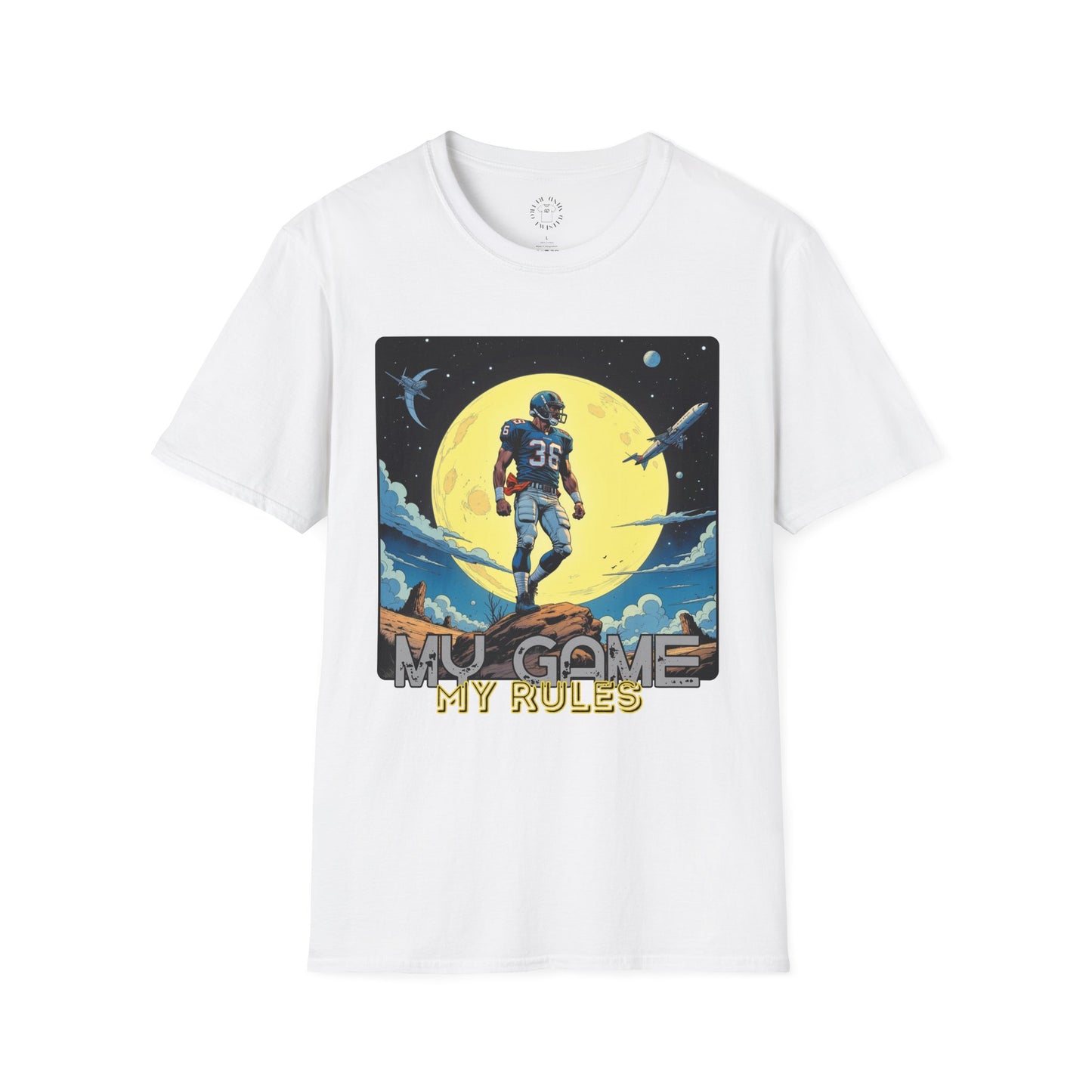 Men's Graphic T-Shirt - 'My Game My Rules' ,football, sport ,