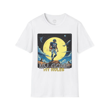 Men's Graphic T-Shirt - 'My Game My Rules' ,football, sport ,