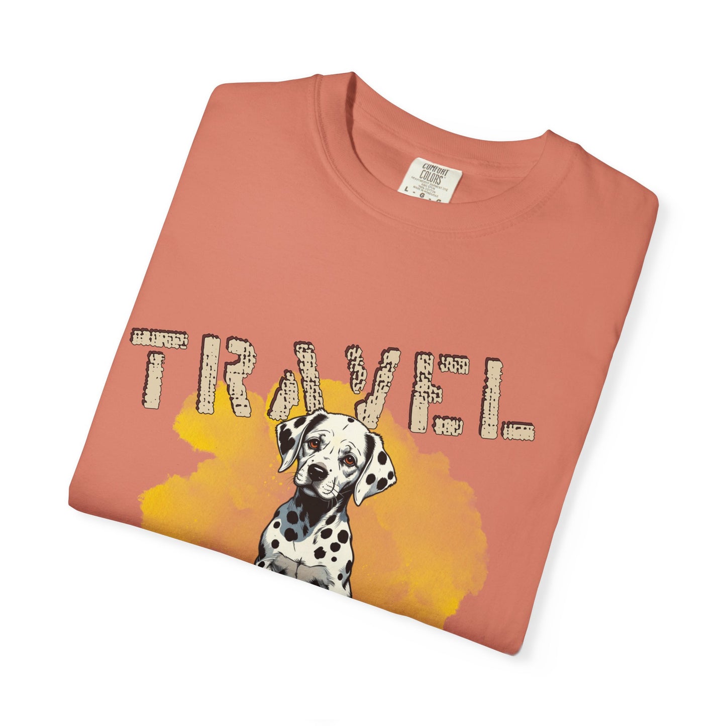 Travel Time Dog T-Shirt, Unisex Graphic Tee, Pet Lover's Gift, Vacation Shirt, Travel Enthusiast Apparel