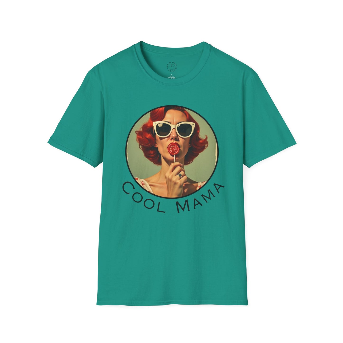 Cool Mama Vintage-Inspired Unisex T-Shirt | Softstyle Tee for Trendy Moms