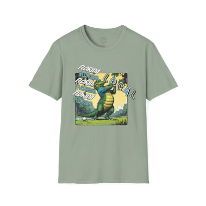 Florida Local Alligator Unisex Softstyle T-Shirt,golf,sport,florida