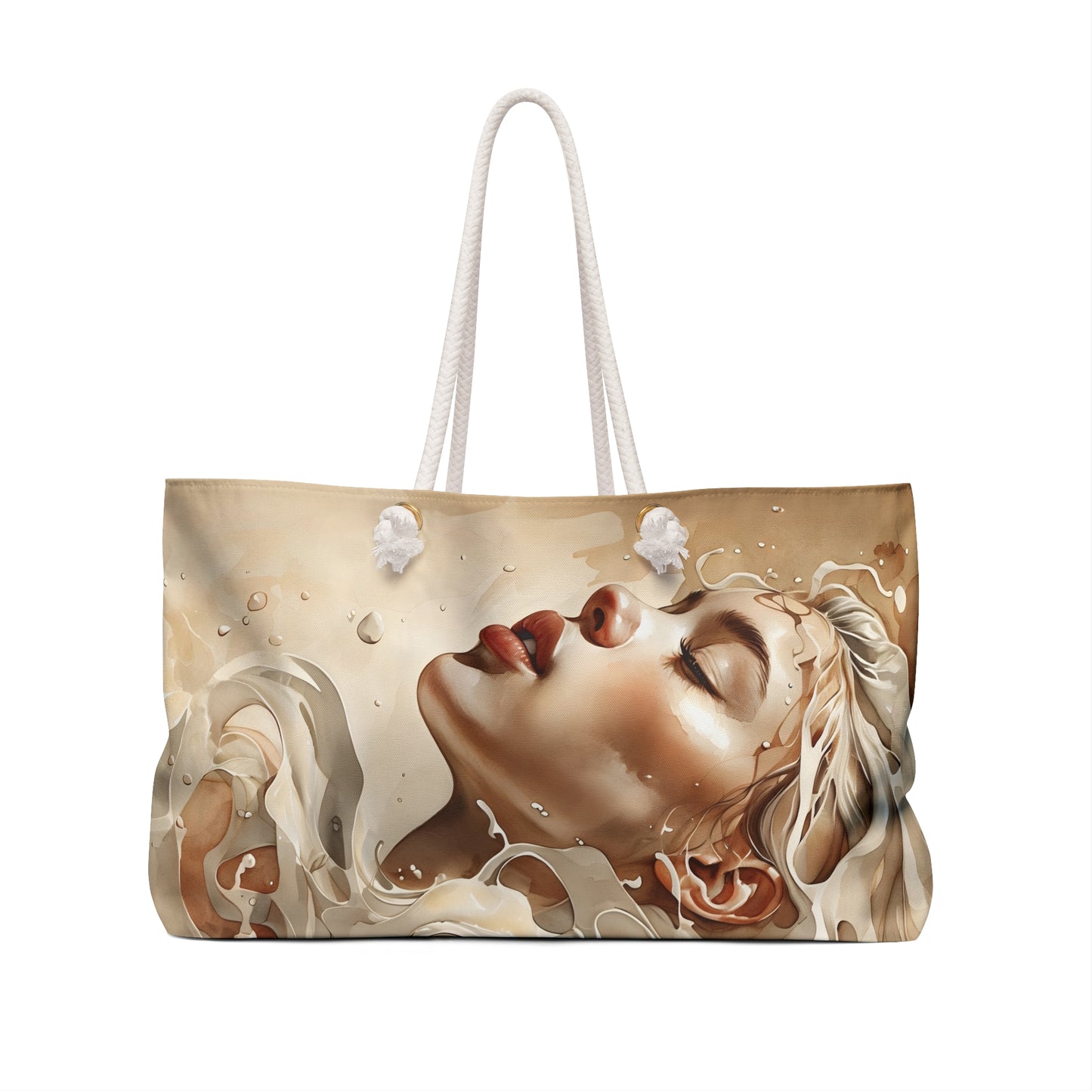 Artistic Weekender Bag - Dreamy Watercolor Design