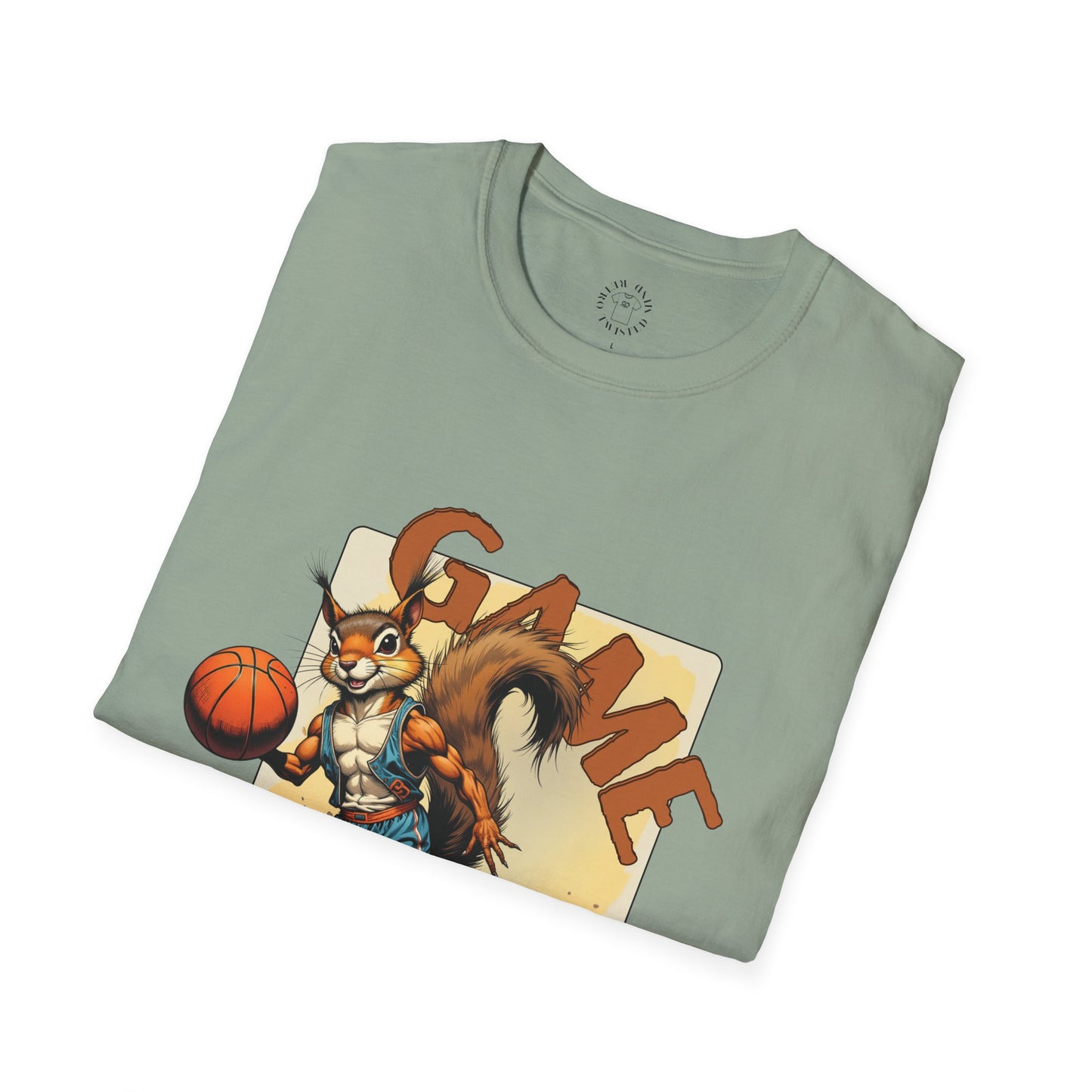 Basketball Squirrel Game Time Unisex T-Shirt,sport,twisted