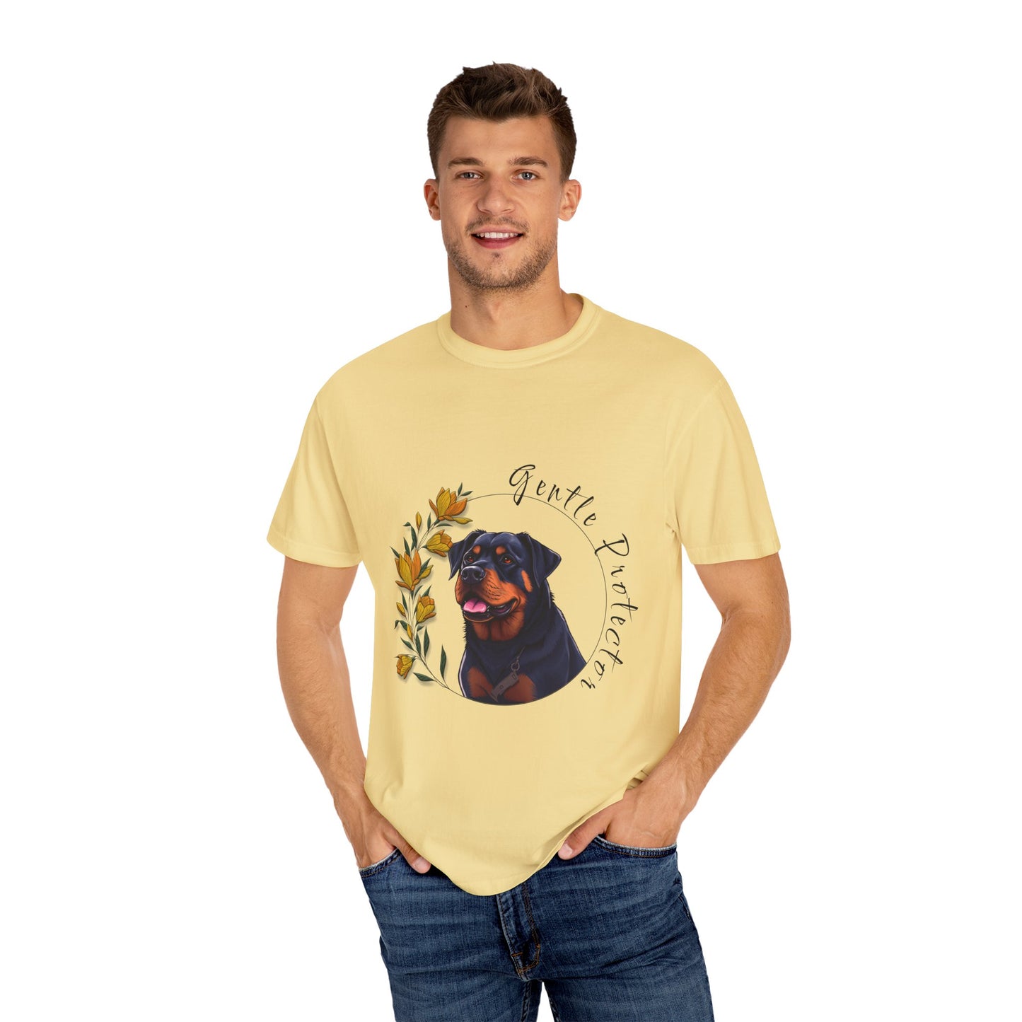 Gentle Protector Unisex Garment-Dyed T-Shirt - Dog Lover Apparel