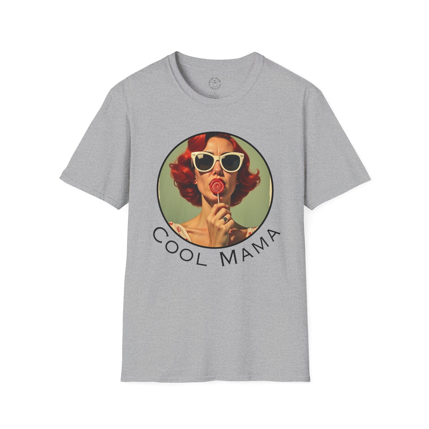 Cool Mama Vintage-Inspired Unisex T-Shirt | Softstyle Tee for Trendy Moms