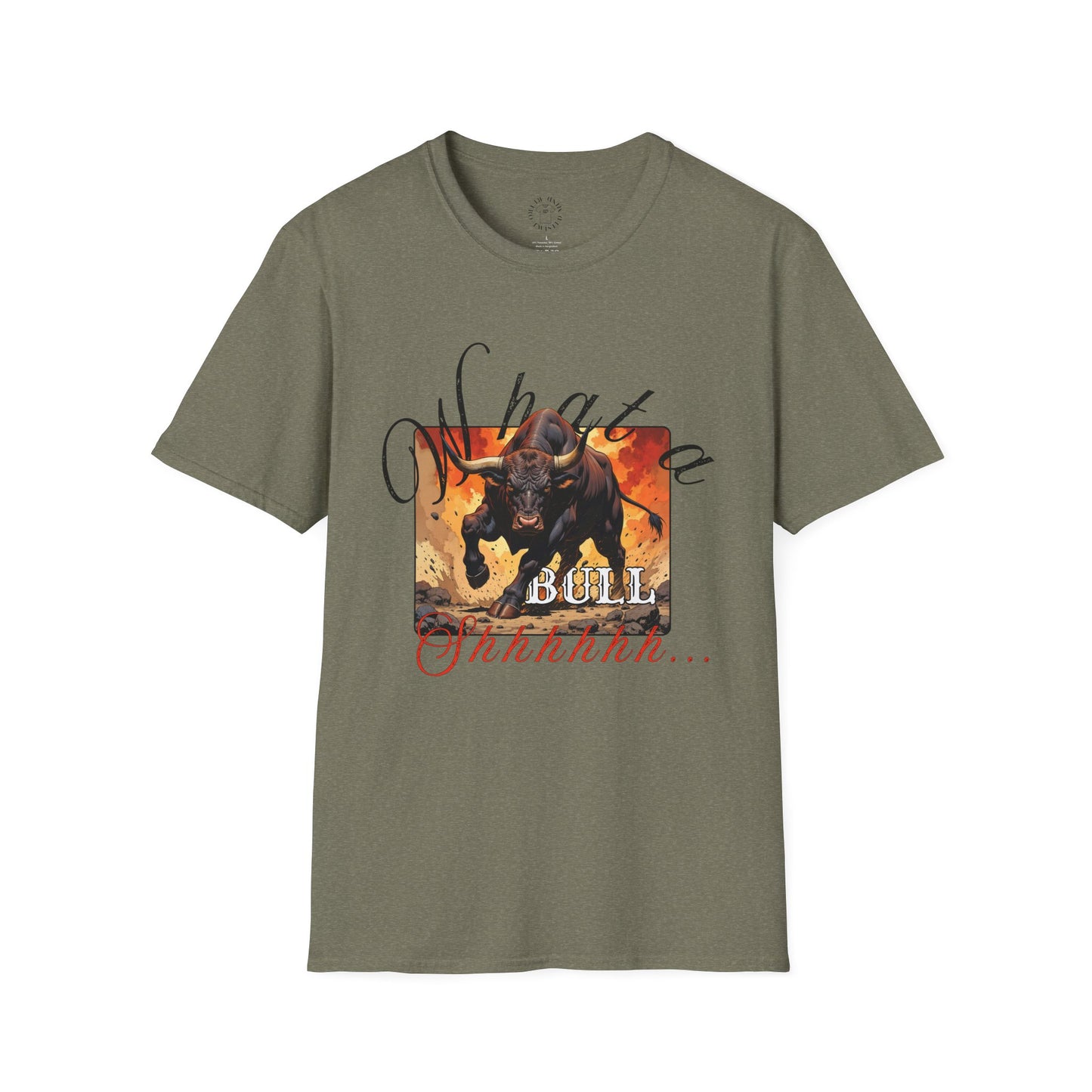Unisex Bull Graphic T-Shirt - Fierce & Fun Fashion for Animal Lovers,bull
