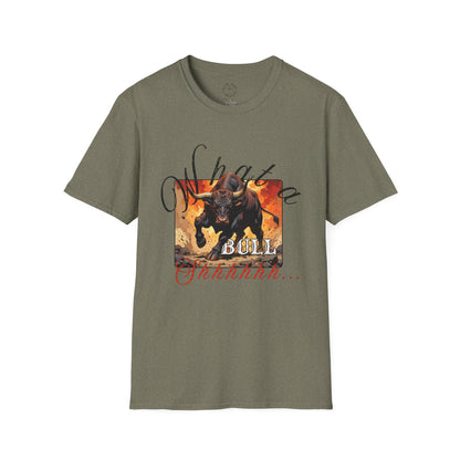 Unisex Bull Graphic T-Shirt - Fierce & Fun Fashion for Animal Lovers,bull