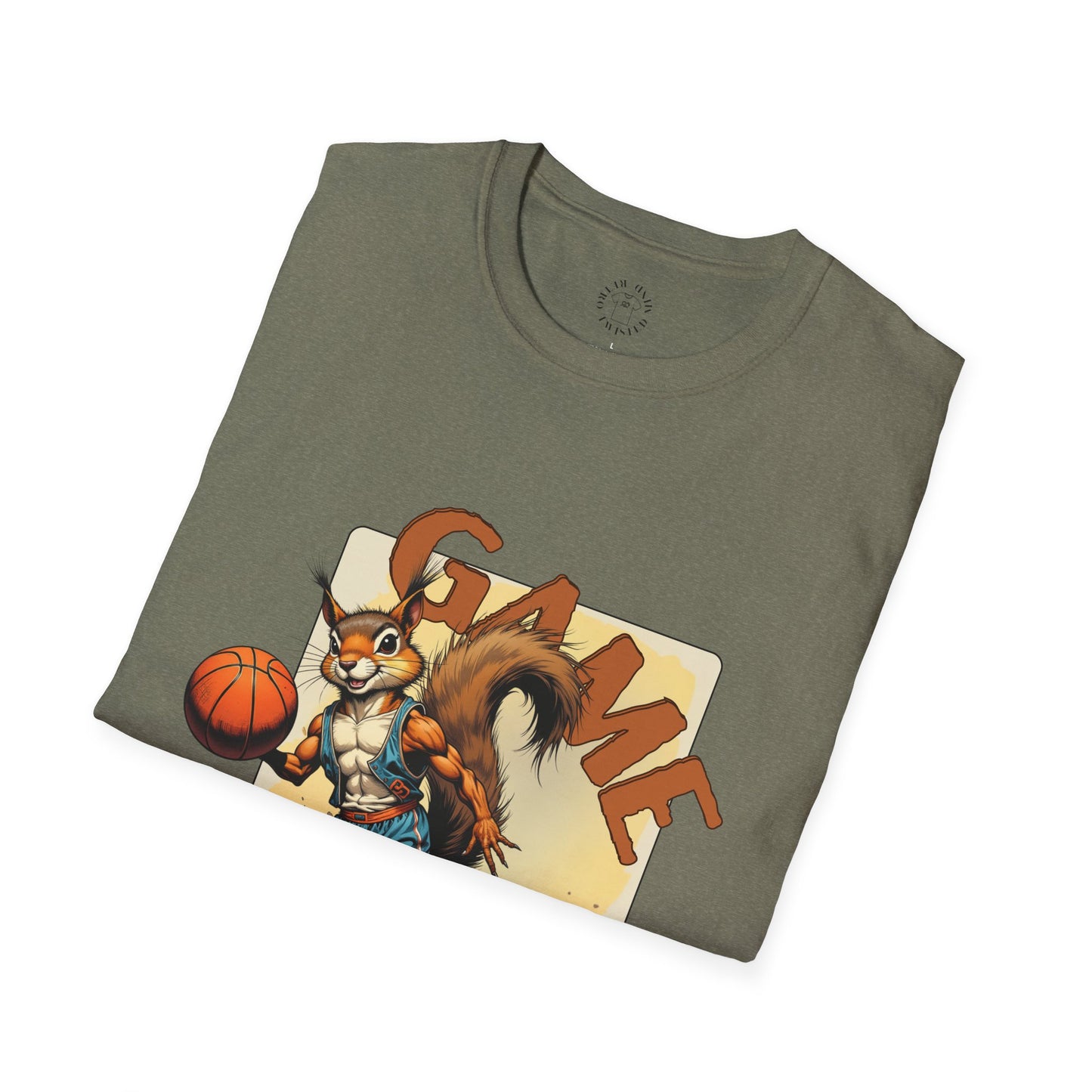 Basketball Squirrel Game Time Unisex T-Shirt,sport,twisted