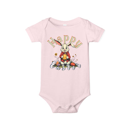 Happy Easter Infant Jersey One Piece,baby