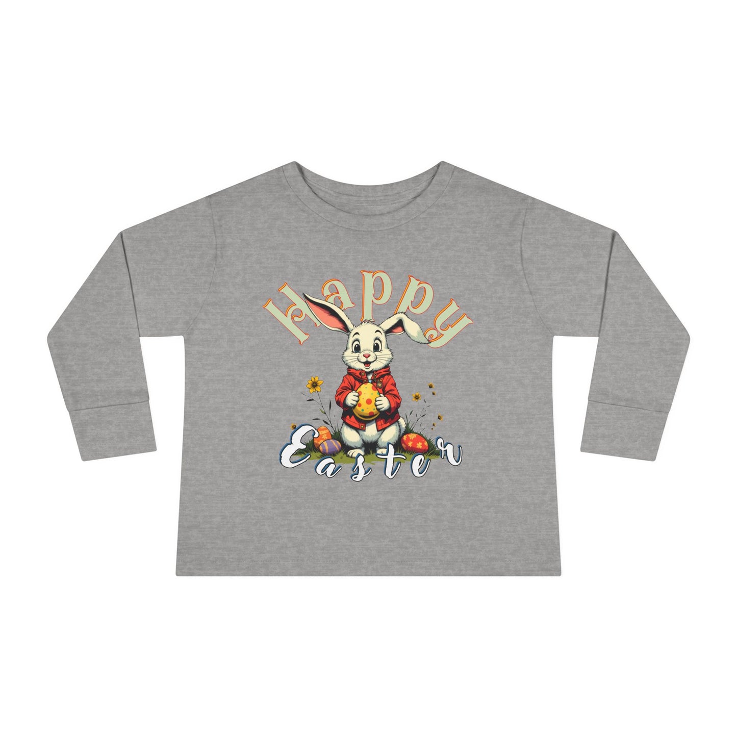 Happy Easter Toddler Long Sleeve Tee,baby