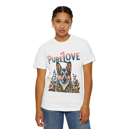 Pure Love Dog Graphic Unisex T-Shirt - Perfect Gift for Pet Lovers