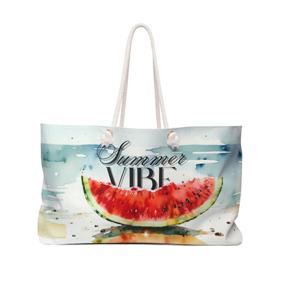Summer Vibe Weekender Bag | Perfect for Beach Days & Travel,beachbag, watermalon