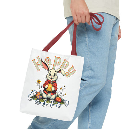 Easter Bunny Tote Bag - Celebrate Spring with Style, happe easter, bunny