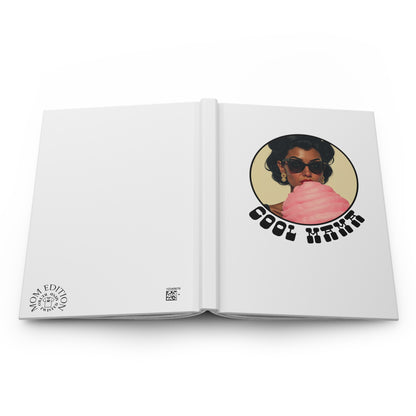 Retro Cool Vibes Journal, Vintage Aesthetic Notebook for Creatives, Cotton Candy Theme, Gift for Artists, Writing, and Sketching