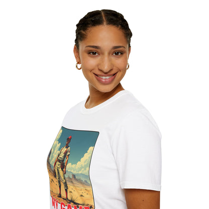 My Game My Rules Unisex Softstyle T-Shirt - Vintage Baseball Graphic Tee, sport, baseball