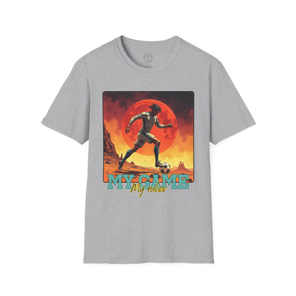 My Game My Rules Unisex Softstyle T-Shirt,soccer ,sport