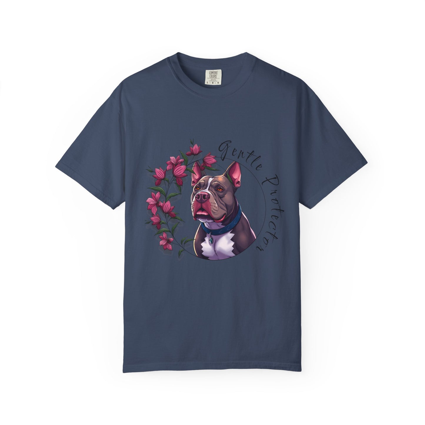 Gentle Protector Dog T-Shirt, Animal Lover Gift, Pet Memorial Tee, Casual Wear, Gift for Dog Owners, Nature T-Shirt