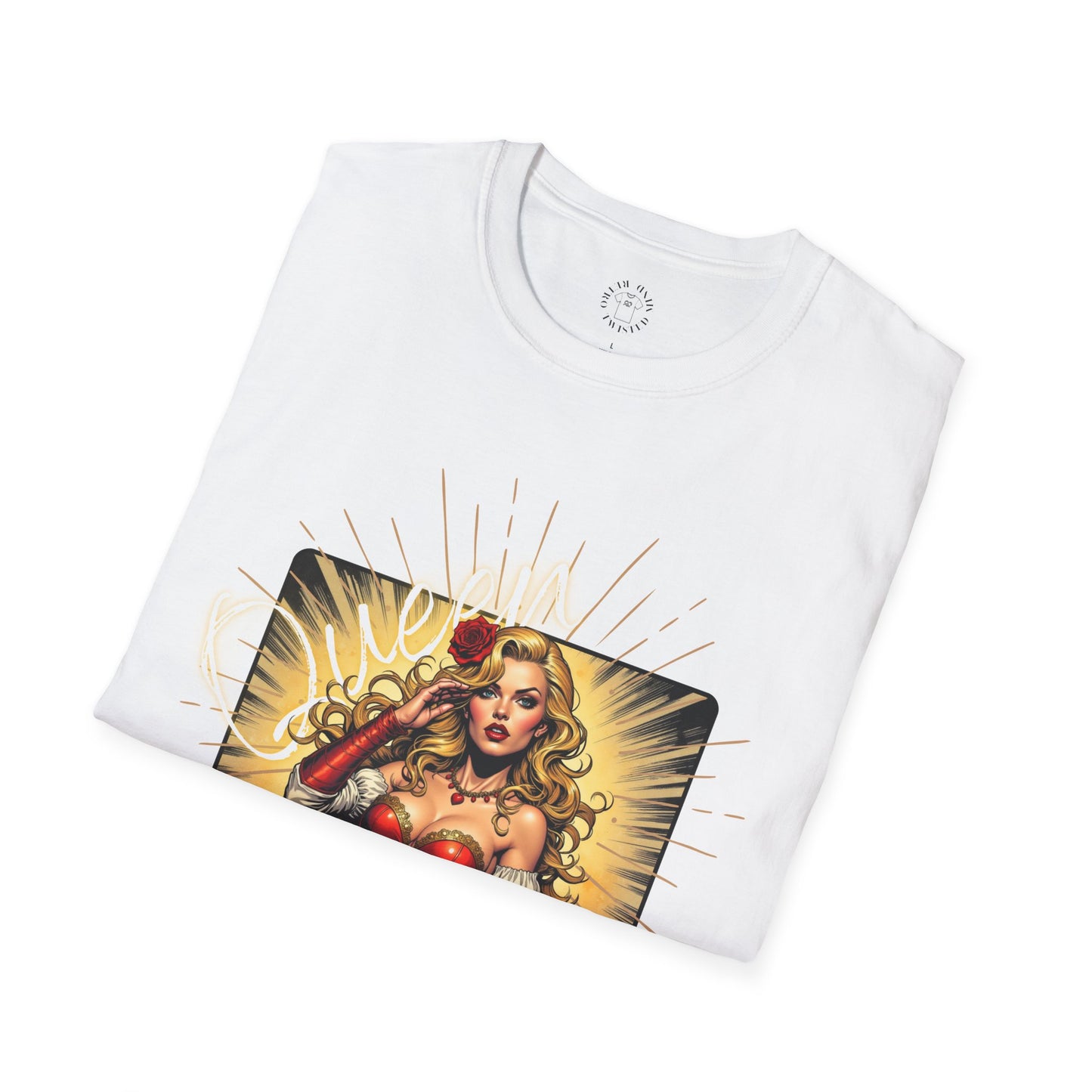 Empowered Women Unisex Softstyle T-Shirt - Bold & Confident Design, queen. girl