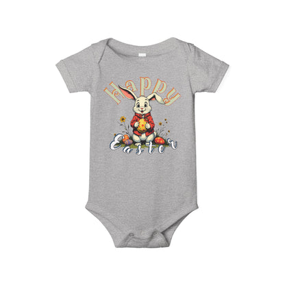 Happy Easter Infant Jersey One Piece,baby