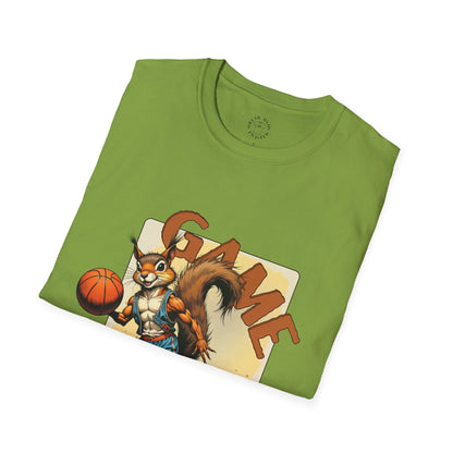 Basketball Squirrel Game Time Unisex T-Shirt,sport,twisted