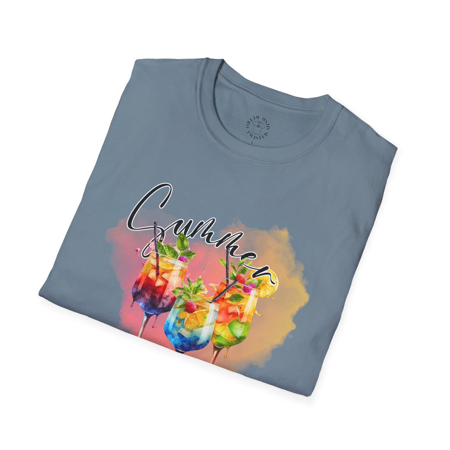 Colorful Floral Summer Unisex T-Shirt, Boho Shirt, Gift for Her, Vacation Tee, Festival Apparel, Summer Outfit