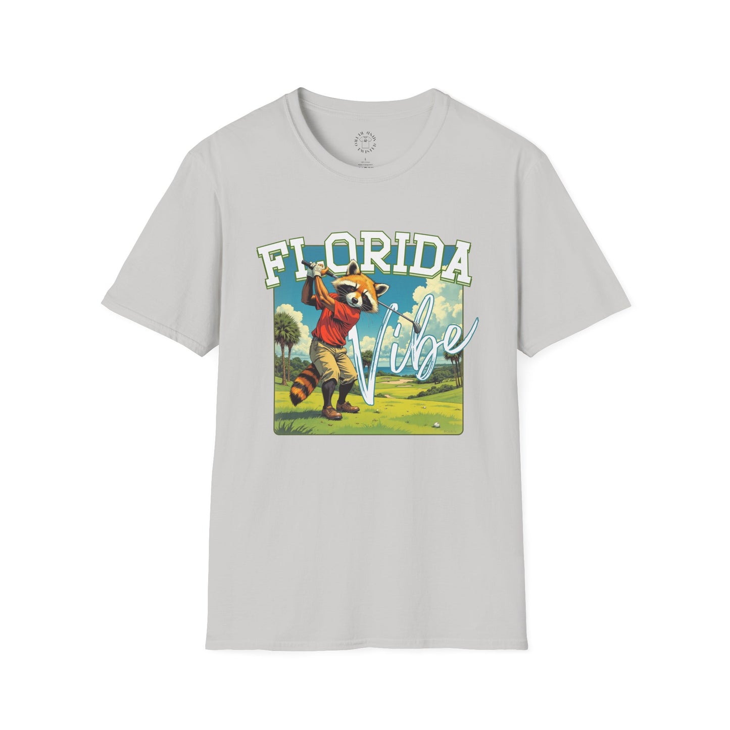 Florida Vibe Unisex Softstyle T-Shirt | Relaxed Fit Graphic Tee for Casual Days, Summer and Travel,florida,sport,golf